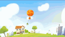 Flying Parachute GIF - Flying Parachute Moving Away GIFs