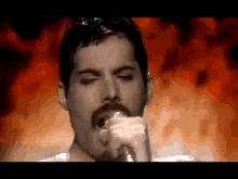 Freddie Mercury Singing GIF - Freddie Mercury Singing Emotions GIFs