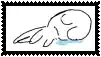 a black and white drawing of a squirrel in a frame .