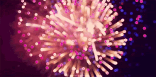 pink fireworks new years
