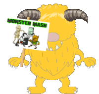 Monster Mash Gnome Sticker