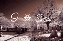 December I Love Snow GIF