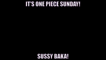 One Piece Sunday GIF - One Piece Sunday Sus GIFs