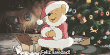 Feliz Navidad GIF - Winnie The Pooh Feliz Navidad Christmas GIFs