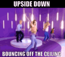 Ateens Upside Down GIF - Ateens Upside Down Bouncing Off The Ceiling GIFs