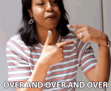 Over And Over And Over Loretta Scott GIF - Over And Over And Over Loretta Scott Kemushichan GIFs