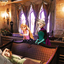 Rapunzel Anna GIF