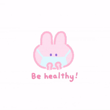 rabbit bunny pink cute mask