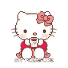 Hello Kitty Cat GIF - Hello Kitty Cat Pink GIFs