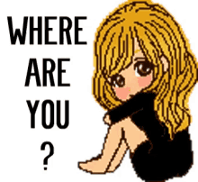 Animated Where Are You GIF