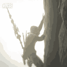 Rock Climbing Rise Song GIF - Rock Climbing Rise Song Going Up GIFs