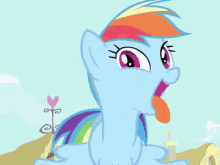 Silly Rainbow Dash - Silly GIF - Silly Rainbow Dash Silly Rainbow Dash GIFs