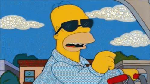 Nunca Vencerá A Los Cobras GIF - Homer Simpson Homero Simpson Los Simpsons  - Discover & Share GIFs