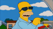 Nunca Vencerá A Los Cobras GIF - Homer Simpson Homero Simpson Los Simpsons GIFs
