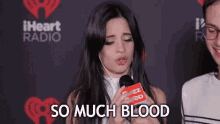 Camila Cabello So Much Blood GIF - Camila Cabello So Much Blood Disgusted GIFs