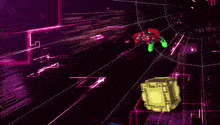 a robot says " let 's go jyuoh alter " in a purple background