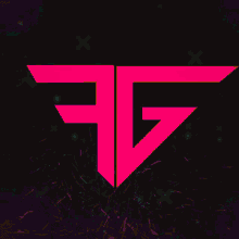 a yellow triangle with the letter f on a black background