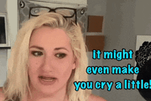 Wink Cry A Little GIF - Wink Cry A Little Mallory Grantz GIFs