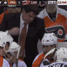 Peter Laviolette Punch GIF - Peter Laviolette Punch Hockey GIFs