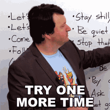 Try One More Time Alex GIF - Try One More Time Alex Engvid GIFs