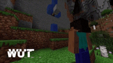 a screenshot of a video game with the word wut on the bottom right