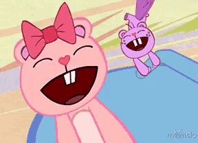 Excited Three Friends GIF