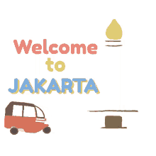 welcome tojakarta jakarta city indonesia ditut