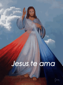 Jesus Te Ama GIF - Jesus Loves You Sign Of The Cross Catholic GIFs