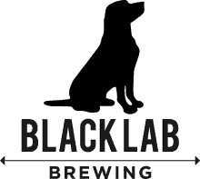 black lab brewing logo dog