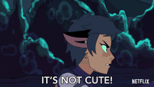 Its Not Cute Catra GIF - Its Not Cute Catra Shera And The Princesses Of Power GIFs