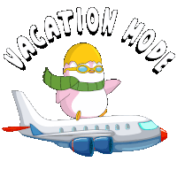 Trip Vacation Mode Sticker