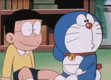 Nobita GIF - Nobita Cartoon Cat GIFs