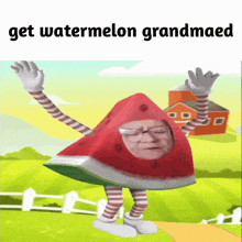 Get Watermelon Grandma Get Watermelon Grandmad GIF - Get Watermelon Grandma Get Watermelon Grandmad Get Watermelon Grandmaed GIFs