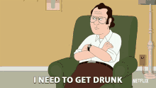 I Need To Get Drunk Frank Murphy GIF - I Need To Get Drunk Frank Murphy F Is For Family GIFs