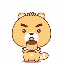 pudding eat eating cute chewing