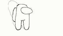 a black and white drawing of a person in a bathtub