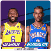 Los Angeles Lakers Vs. Oklahoma City Thunder Pre Game GIF - Nba Basketball Nba 2021 GIFs