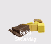 a 5x30 5 min / day advertisement with a cartoon character