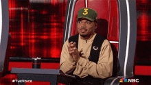 Peace Sign Chance The Rapper GIF - Peace Sign Chance The Rapper The Voice GIFs