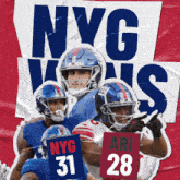 Arizona Cardinals (28) Vs. New York Giants (31) Post Game GIF - Nfl National Football League Football League GIFs