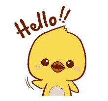 yellow hello