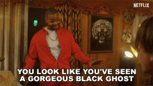 You Look Like Youve Been A Gorgeous Black Ghost The Babysitter GIF - You Look Like Youve Been A Gorgeous Black Ghost The Babysitter You Look Like GIFs