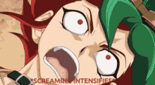 Screaming Intensifies Rage GIF - Screaming Intensifies Rage Yuya Sakaki Scream GIFs