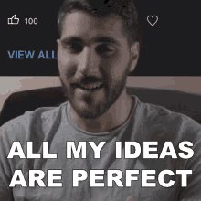 All My Ideas Are Perfect Rudy Ayoub GIF - All My Ideas Are Perfect Rudy Ayoub My Ideas Are Flawless GIFs