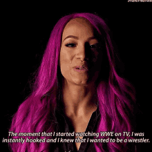 Sasha Banks The Moment That I Started Watching GIF - Sasha Banks The Moment That I Started Watching Instantly Hooked GIFs