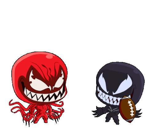 Football Carnage Sticker - Football Carnage Venom Stickers
