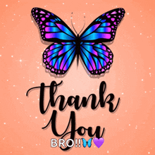 Butterfly Thank You GIF - Butterfly Thank You Sparkles GIFs