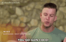 you go glen coco support urge encourage mike