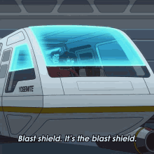 Blast Shield Its The Blast Shield It Comes Down Then It Goes Up GIF - Blast Shield Its The Blast Shield It Comes Down Then It Goes Up Bradward Boimler GIFs