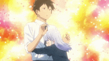 Anime Hug GIF - Anime Hug Aharen-san GIFs
